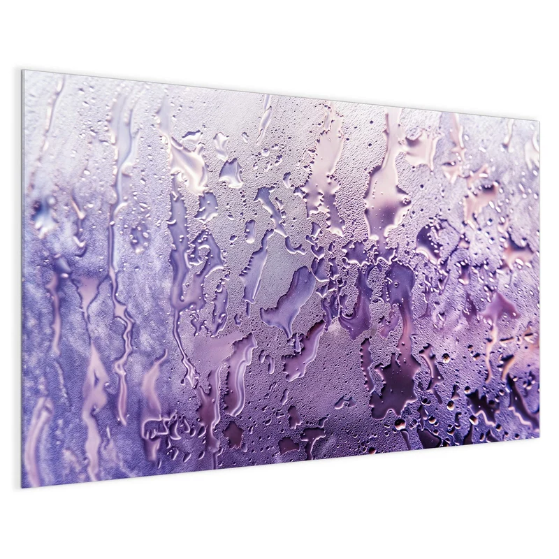 Magnettafel - Kondenstropfen in Lila
