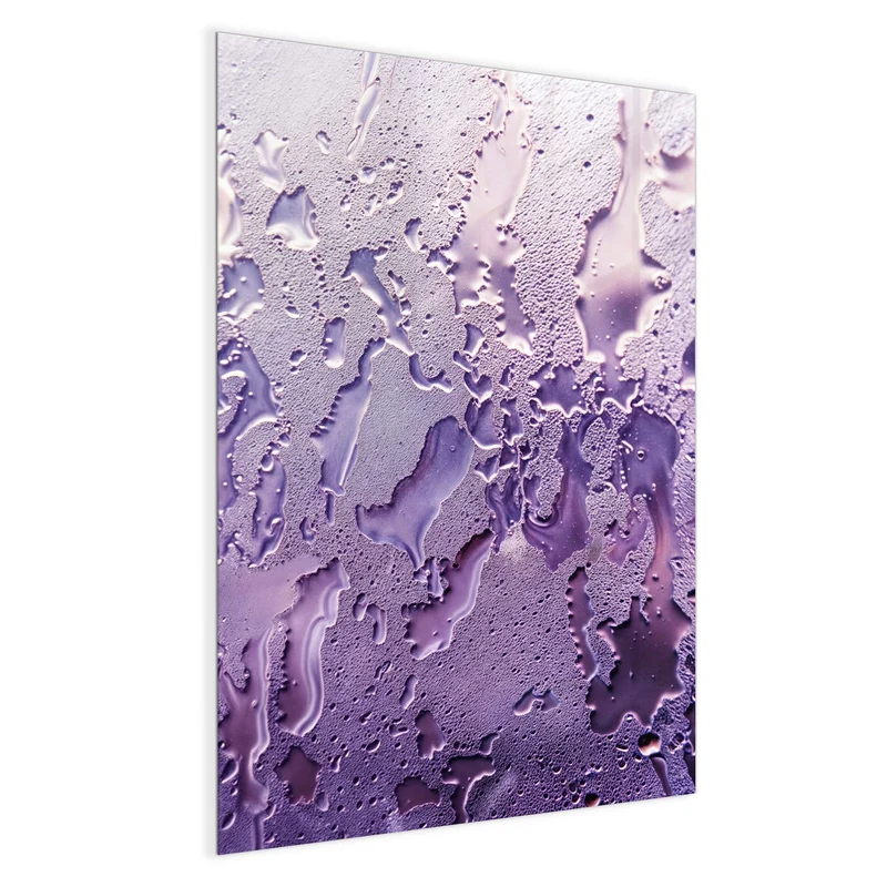 Magnettafel - Kondenstropfen in Lila