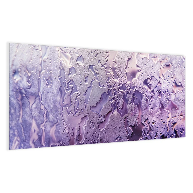 Magnettafel - Kondenstropfen in Lila