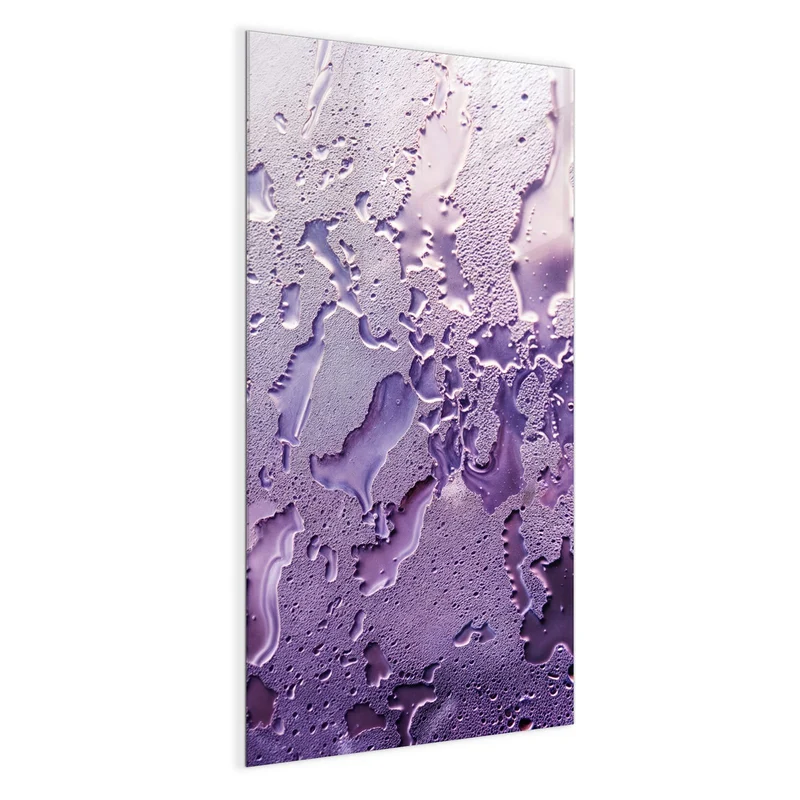 Magnettafel - Kondenstropfen in Lila