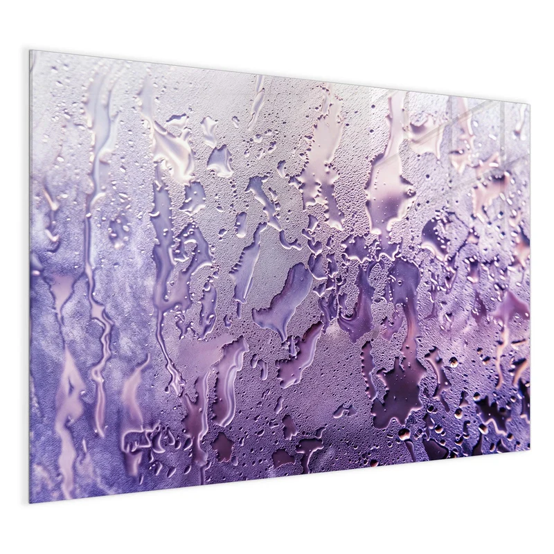 Magnettafel - Kondenstropfen in Lila