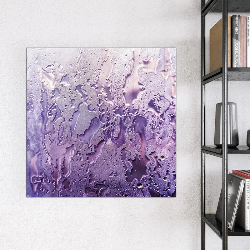 Magnettafel - Kondenstropfen in Lila