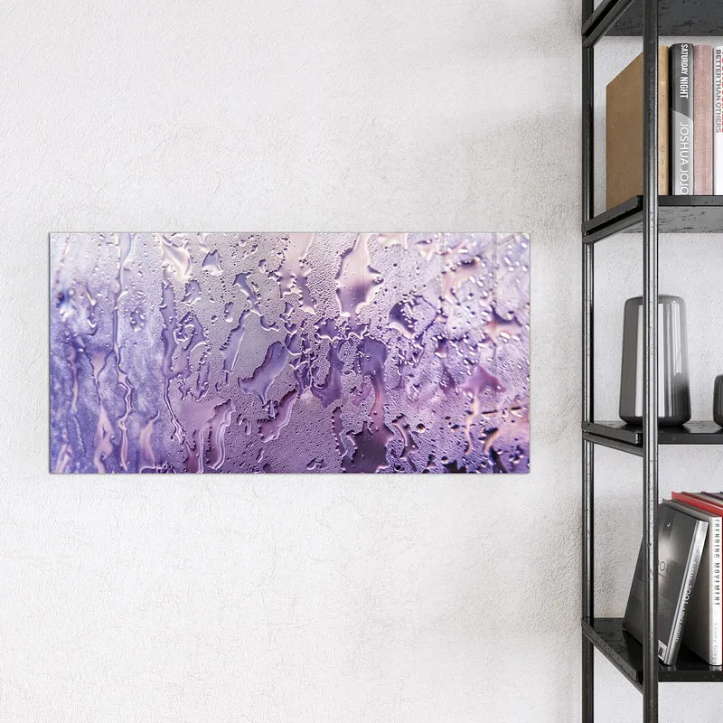 Magnettafel - Kondenstropfen in Lila