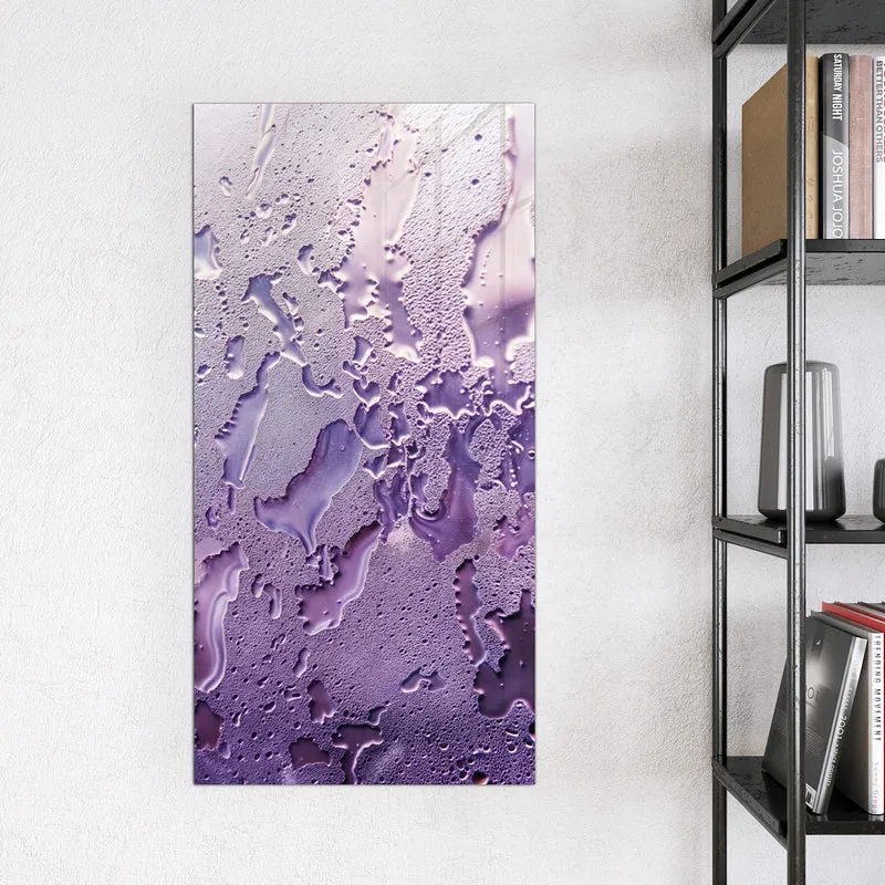 Magnettafel - Kondenstropfen in Lila