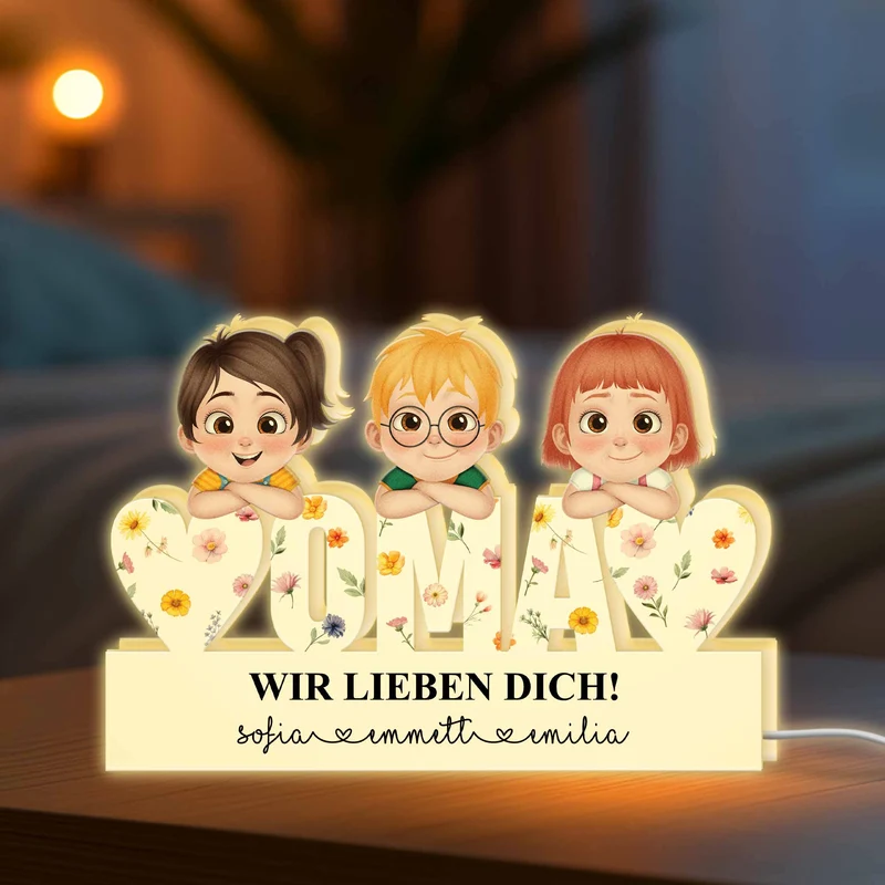 Ich Liebe Dich - Personalisiertes Geschenk | Lightbox Mama