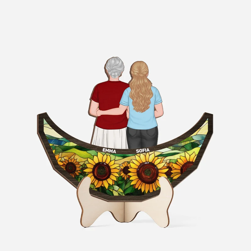 Mama Und Kinder - Personalisiertes Geschenk | Holztafel Mama