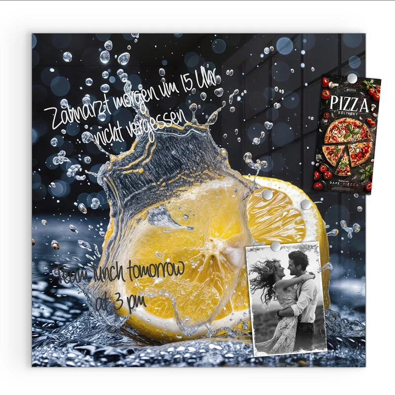 Magnettafel - Zitronenspritzer