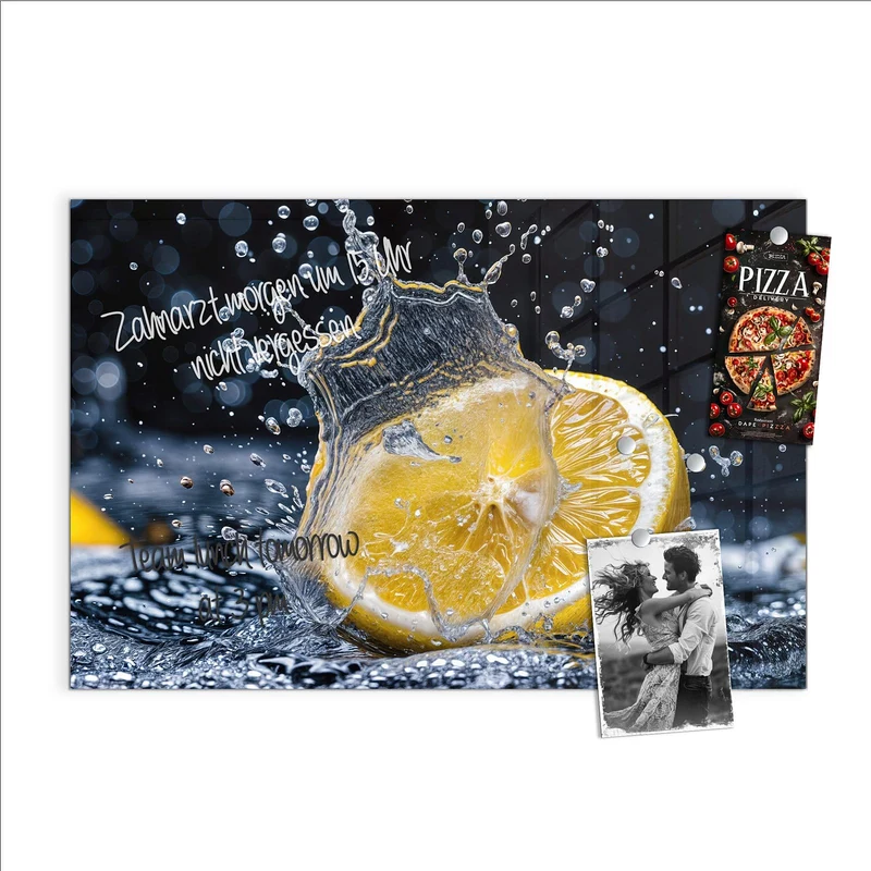 Magnettafel - Zitronenspritzer