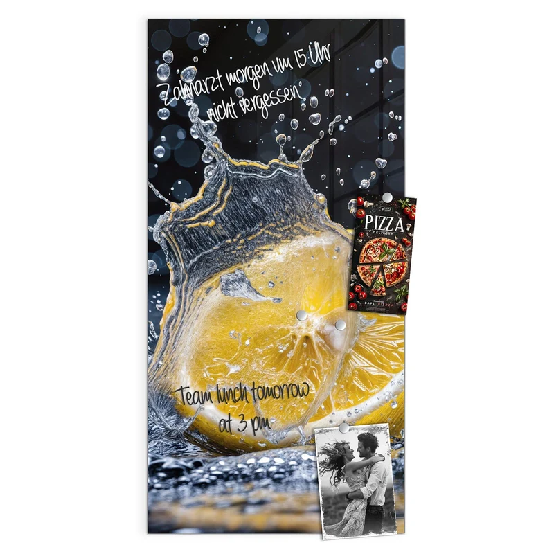 Magnettafel - Zitronenspritzer