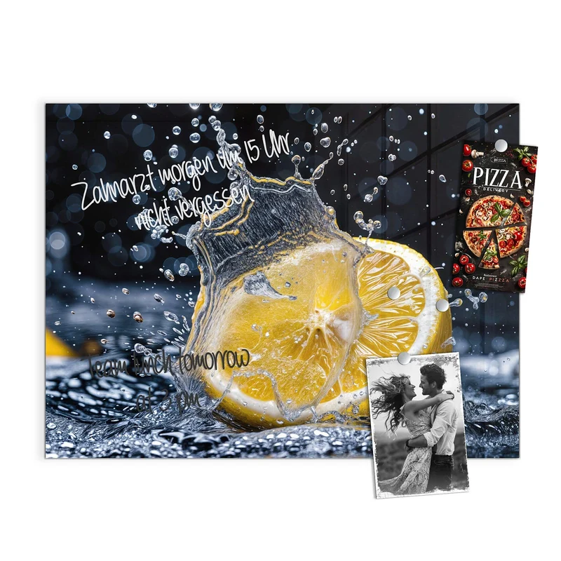 Magnettafel - Zitronenspritzer