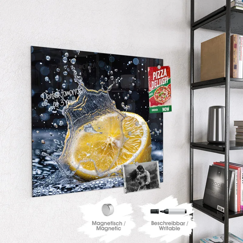 Magnettafel - Zitronenspritzer