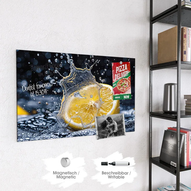 Magnettafel - Zitronenspritzer