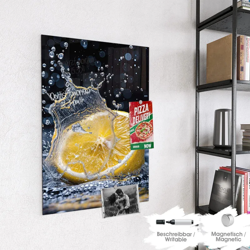 Magnettafel - Zitronenspritzer