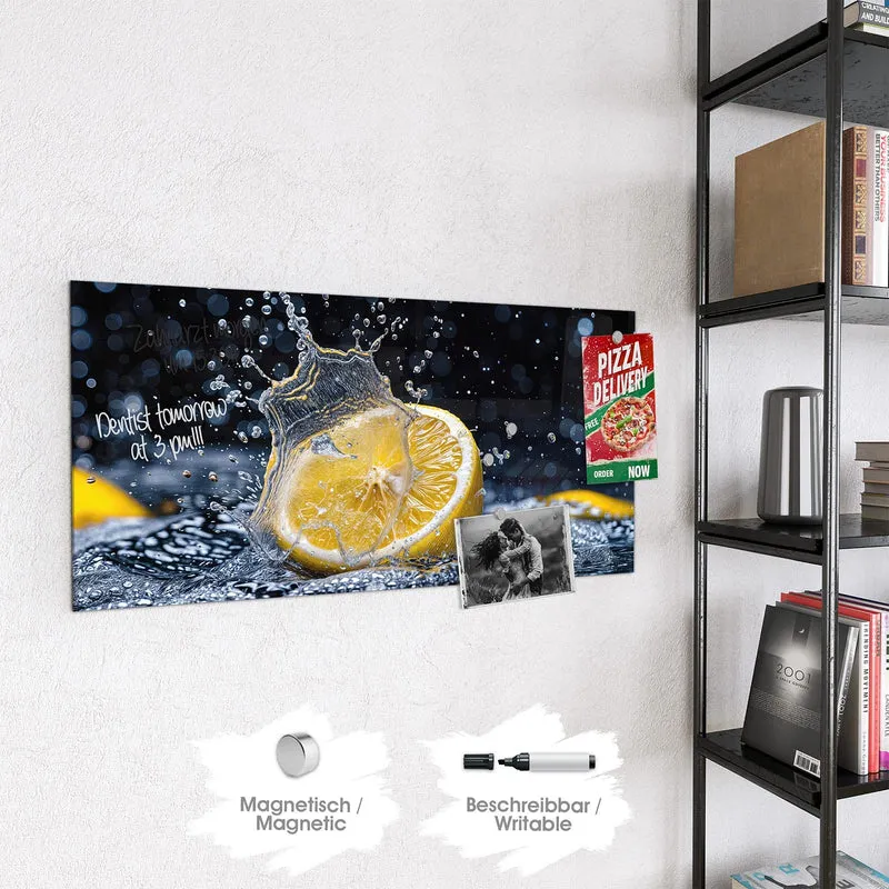 Magnettafel - Zitronenspritzer