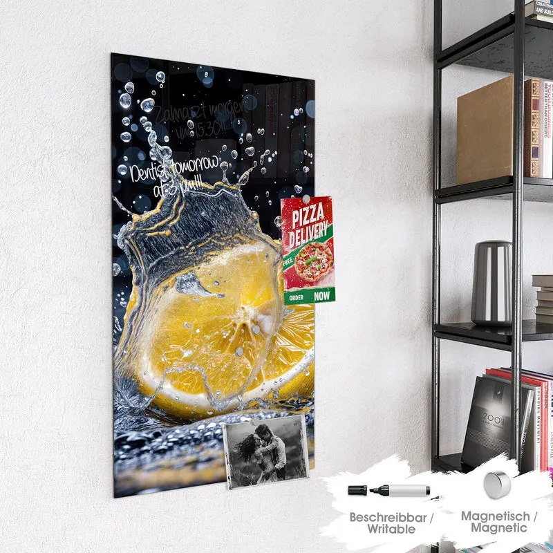 Magnettafel - Zitronenspritzer