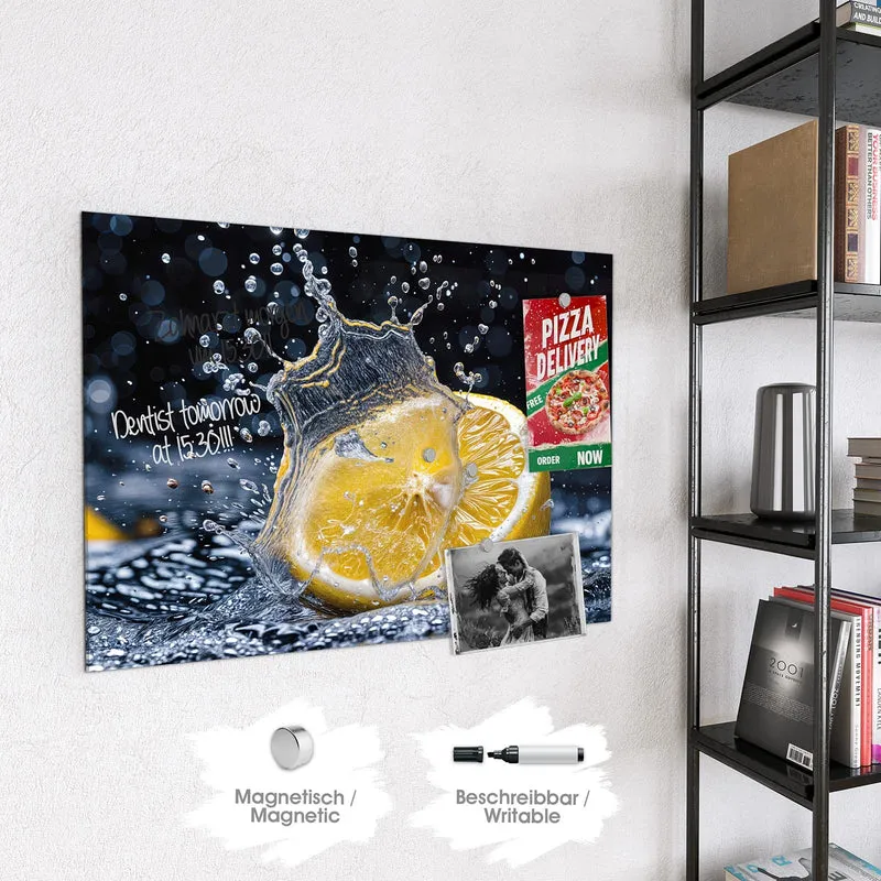 Magnettafel - Zitronenspritzer