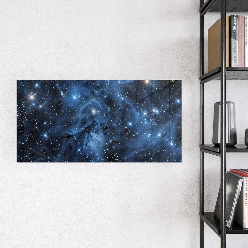 Magnettafel - Blauer Sternennebel