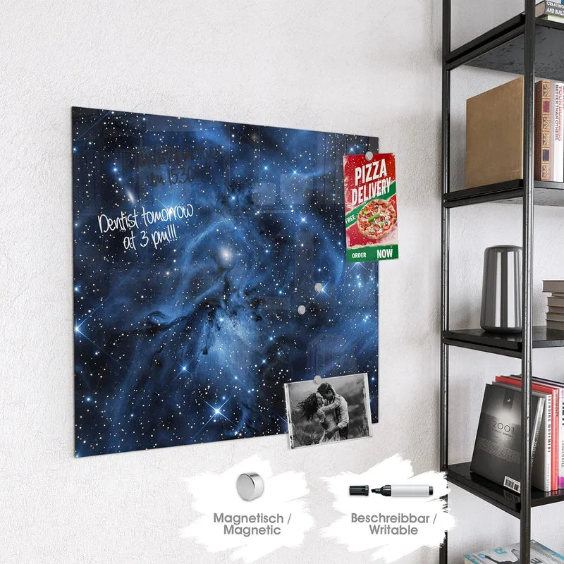 Magnettafel - Blauer Sternennebel