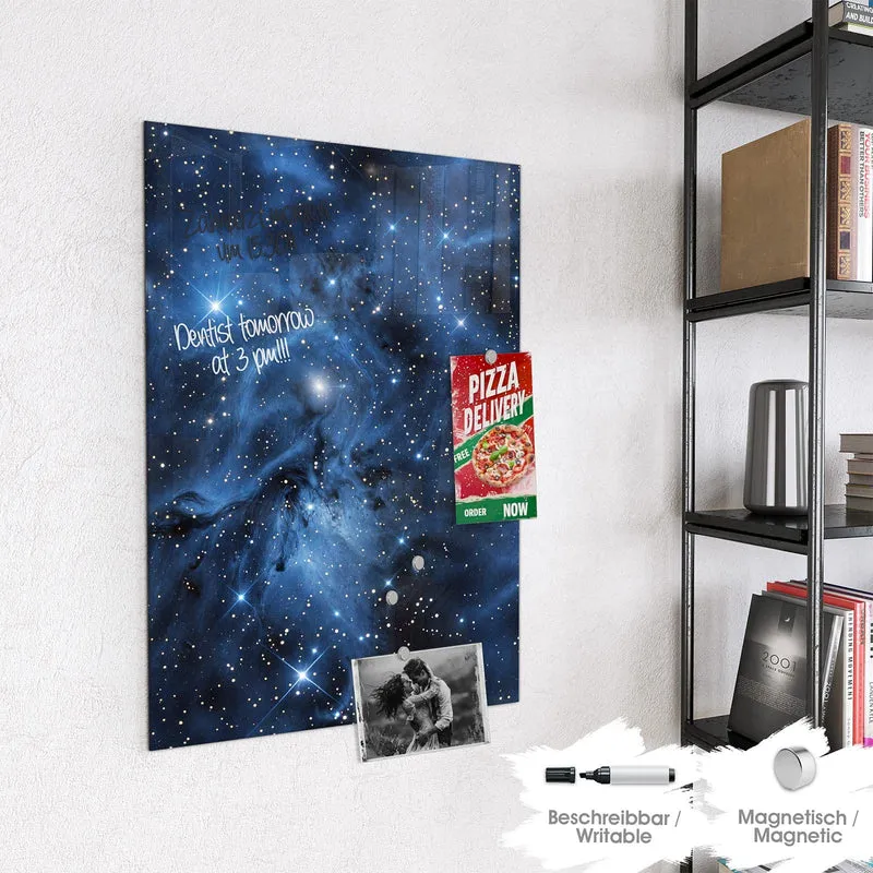 Magnettafel - Blauer Sternennebel
