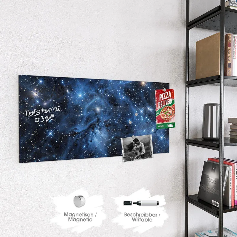 Magnettafel - Blauer Sternennebel