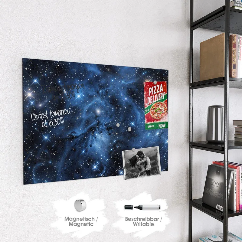 Magnettafel - Blauer Sternennebel