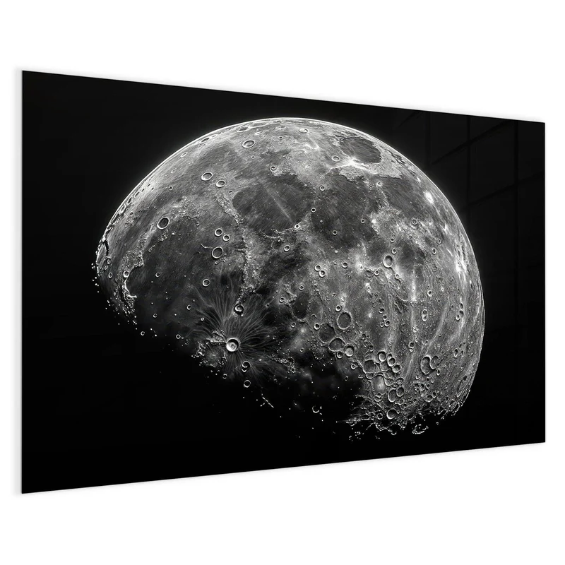 Magnettafel - Mondkrater