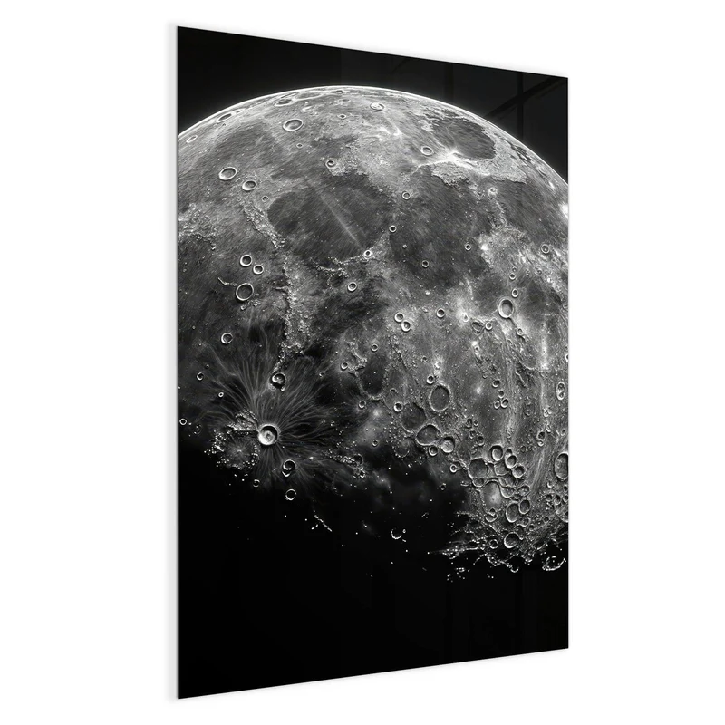 Magnettafel - Mondkrater