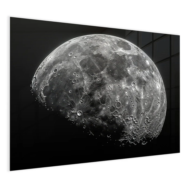 Magnettafel - Mondkrater