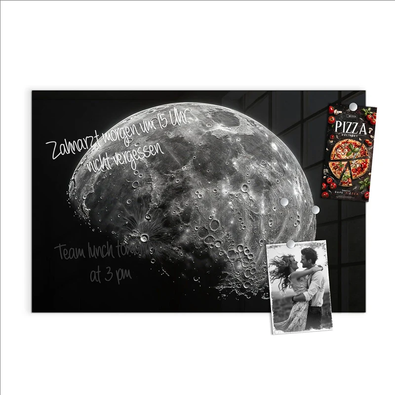 Magnettafel - Mondkrater