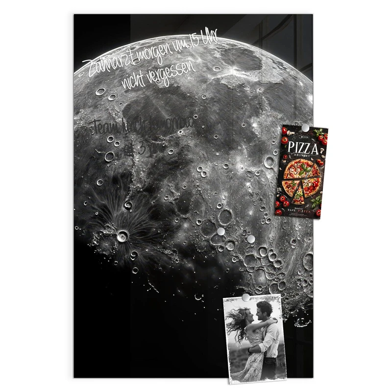 Magnettafel - Mondkrater