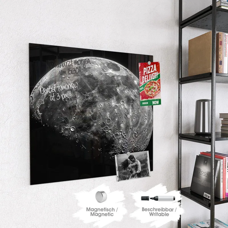 Magnettafel - Mondkrater