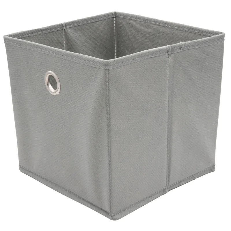 Faltbox Faltkiste Faltboxen Aufbewahrungsbox 20x20x20 Regalbox Box Grau Staubox