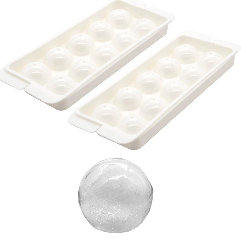 Eiswürfelform Eiswürfelbereiter Eiswürfelbehälter Eiskugeln Kugelform 10 Kugeln
