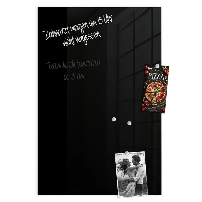 Magnettafel - Schwarzer Hintergrund