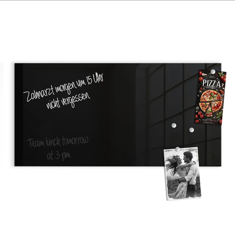 Magnettafel - Schwarzer Hintergrund