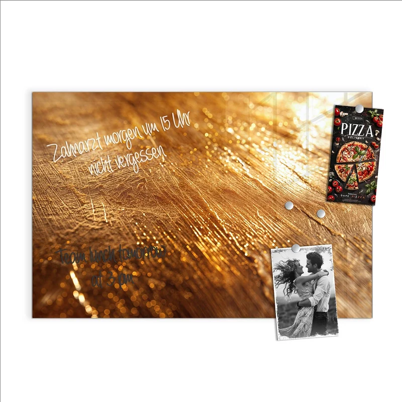 Magnettafel - Schimmerndes Gold