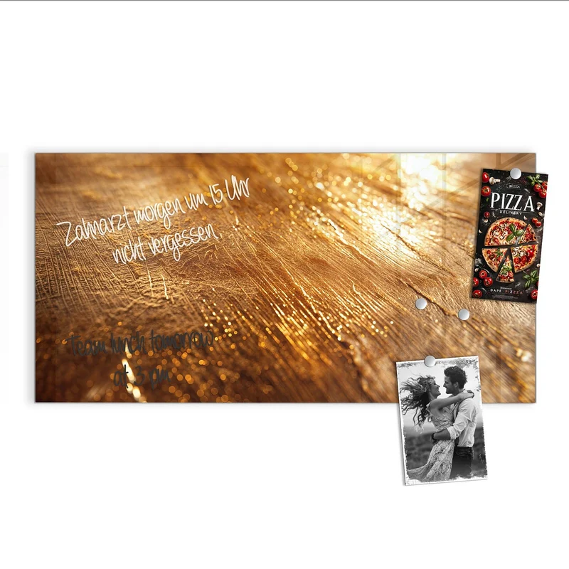Magnettafel - Schimmerndes Gold