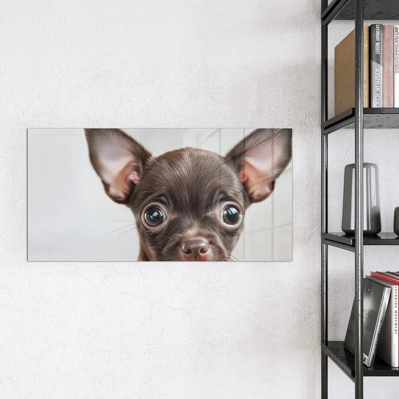 Magnettafel - Chihuahua mit Halsband
