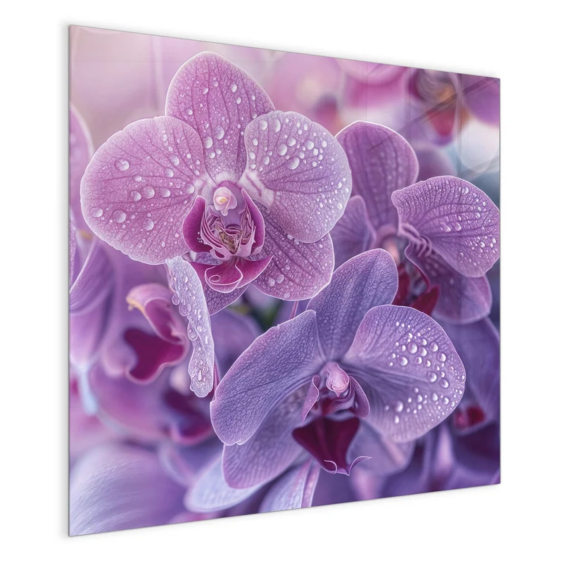 Magnettafel - Orchideenblüten