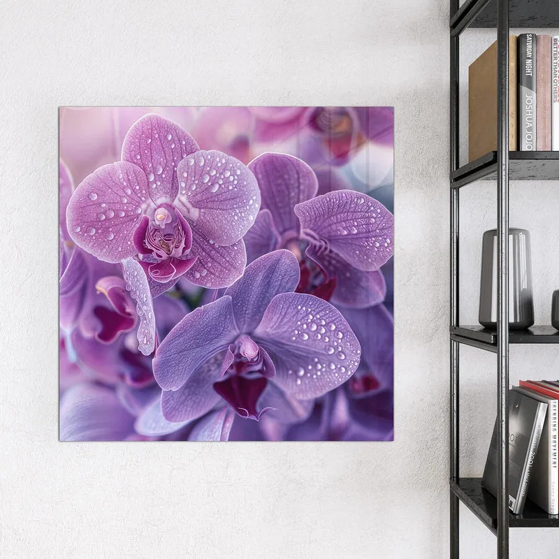 Magnettafel - Orchideenblüten