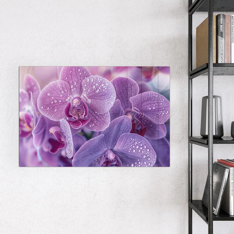 Magnettafel - Orchideenblüten