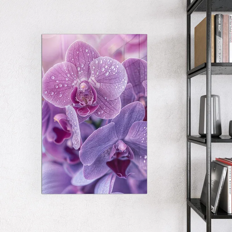 Magnettafel - Orchideenblüten