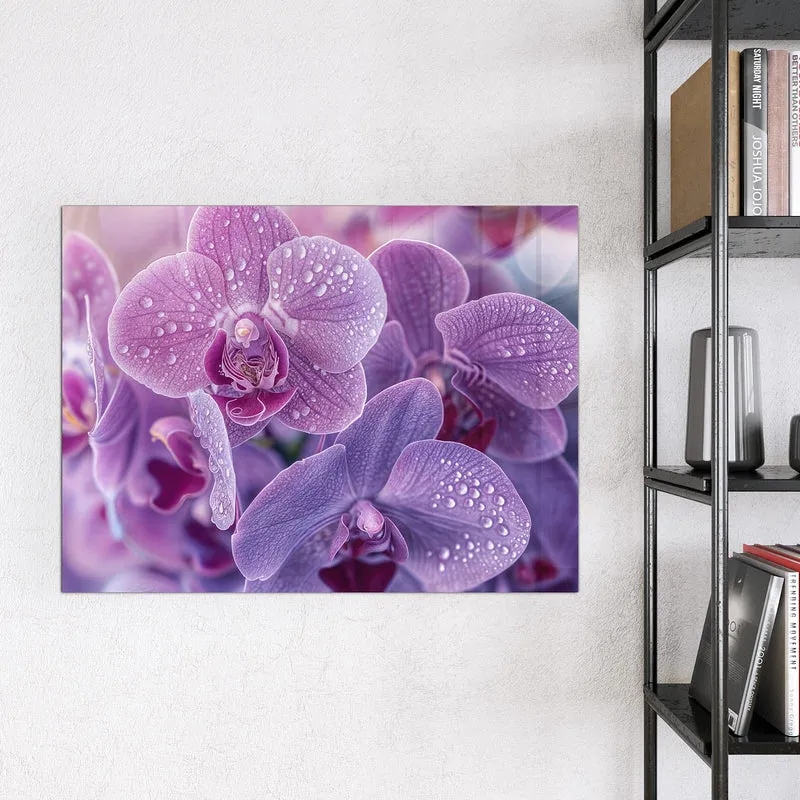 Magnettafel - Orchideenblüten