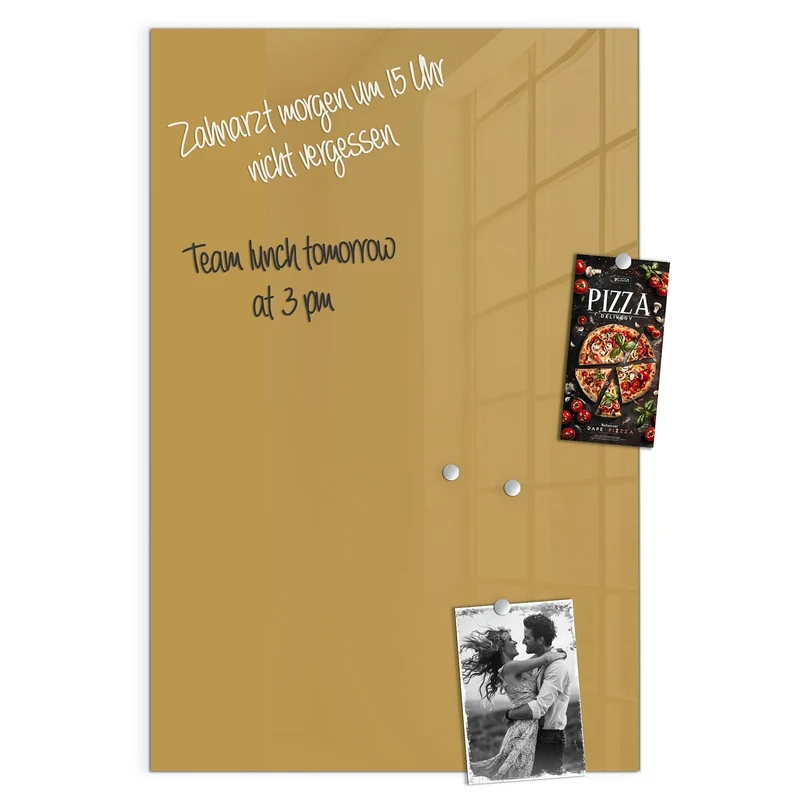 Magnettafel - Khakibrauner Hintergrund