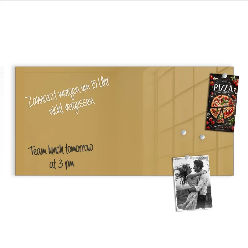 Magnettafel - Khakibrauner Hintergrund
