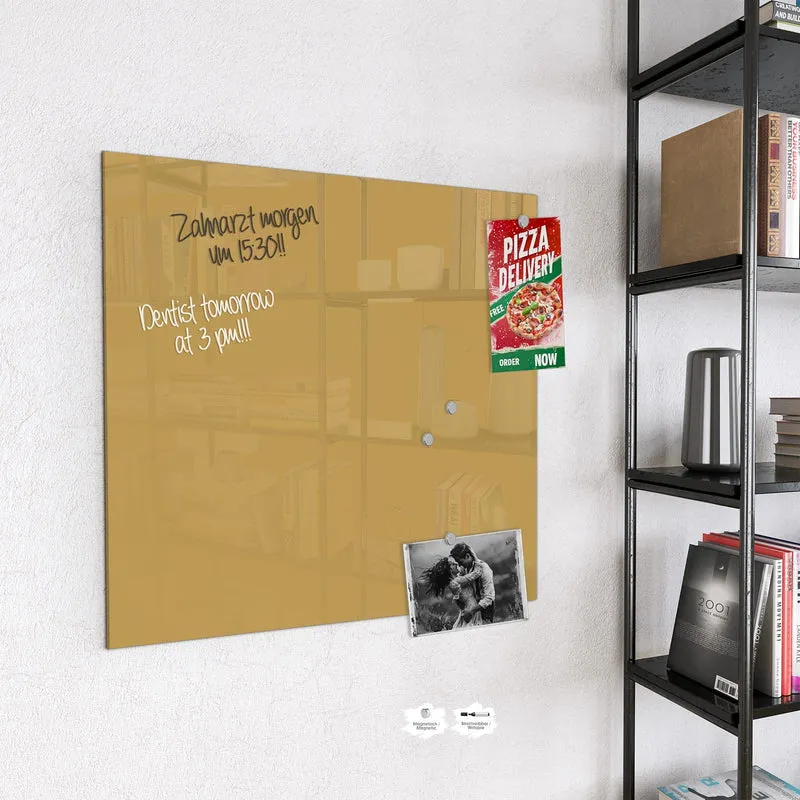 Magnettafel - Khakibrauner Hintergrund