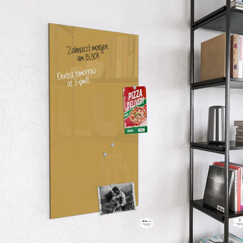 Magnettafel - Khakibrauner Hintergrund