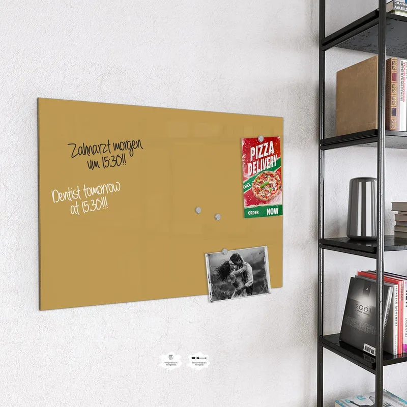 Magnettafel - Khakibrauner Hintergrund