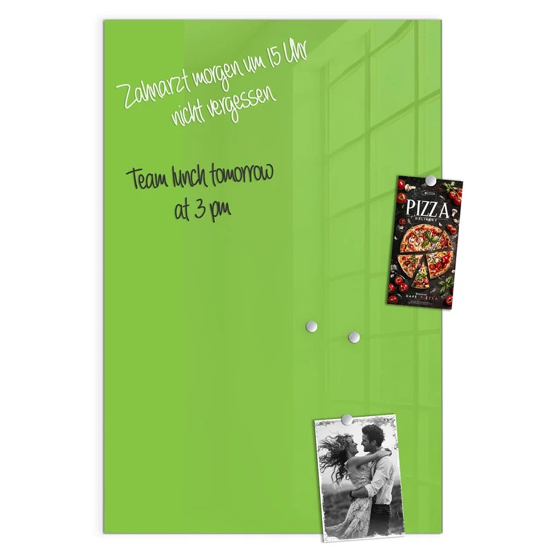 Magnettafel - Hellgrüner Hintergrund
