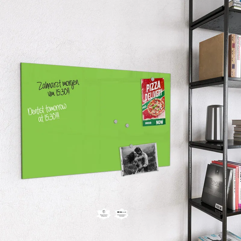 Magnettafel - Hellgrüner Hintergrund